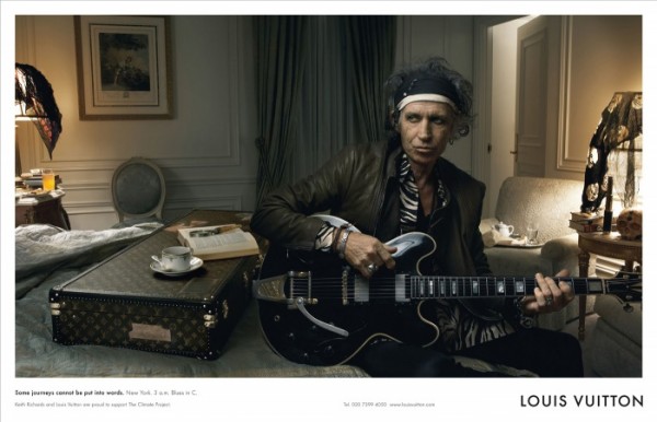 Keith Richards ambassadeur de Louis Vuiton