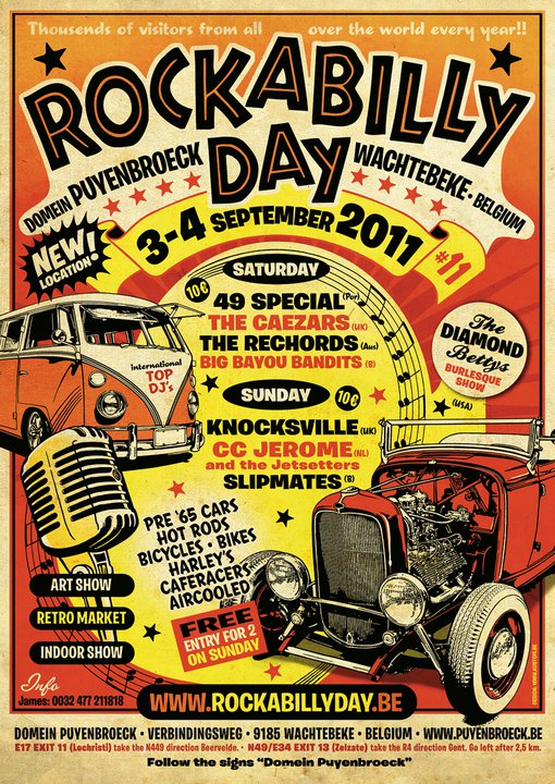 Bop-Pills Flyer Rockabilly Day 3 & 4 septembre 2011 RoCKaBiLLY Day - SePTeMBre 2011
